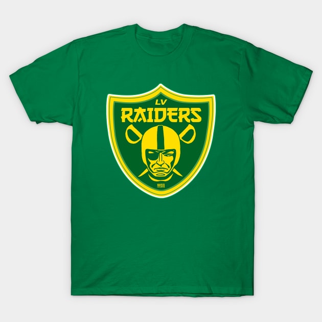 LAS VEGAS RAIDERS (OLD SCHOOL EDITION) T-Shirt by SOL_SKETCHES